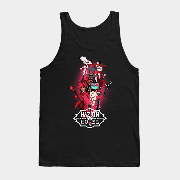 Hazbin-Hotel-Squad Tank Top by Aona jonmomoa